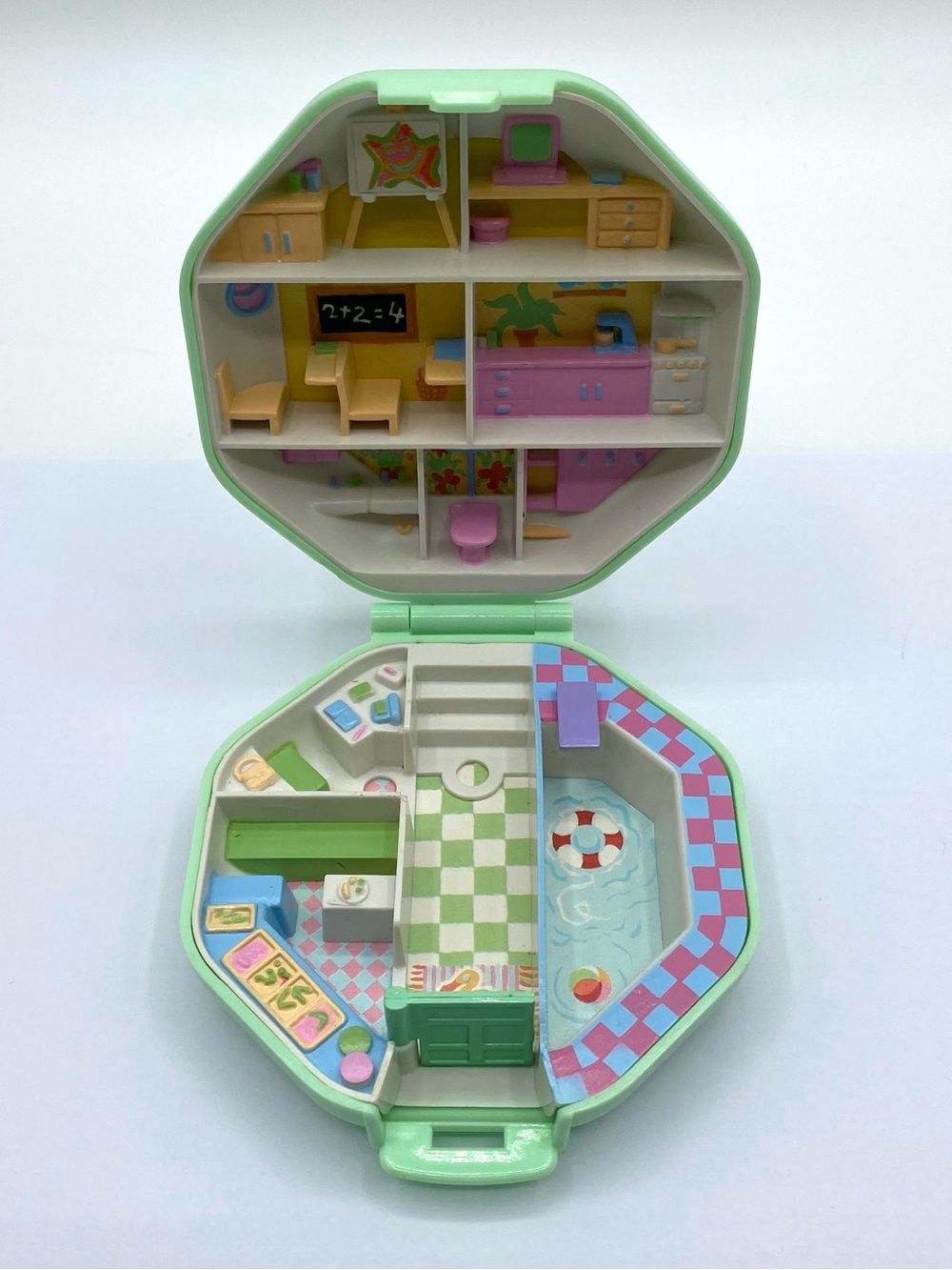 Polly Pocket School Compact Vintage 1990 Bluebird NO FIGURES